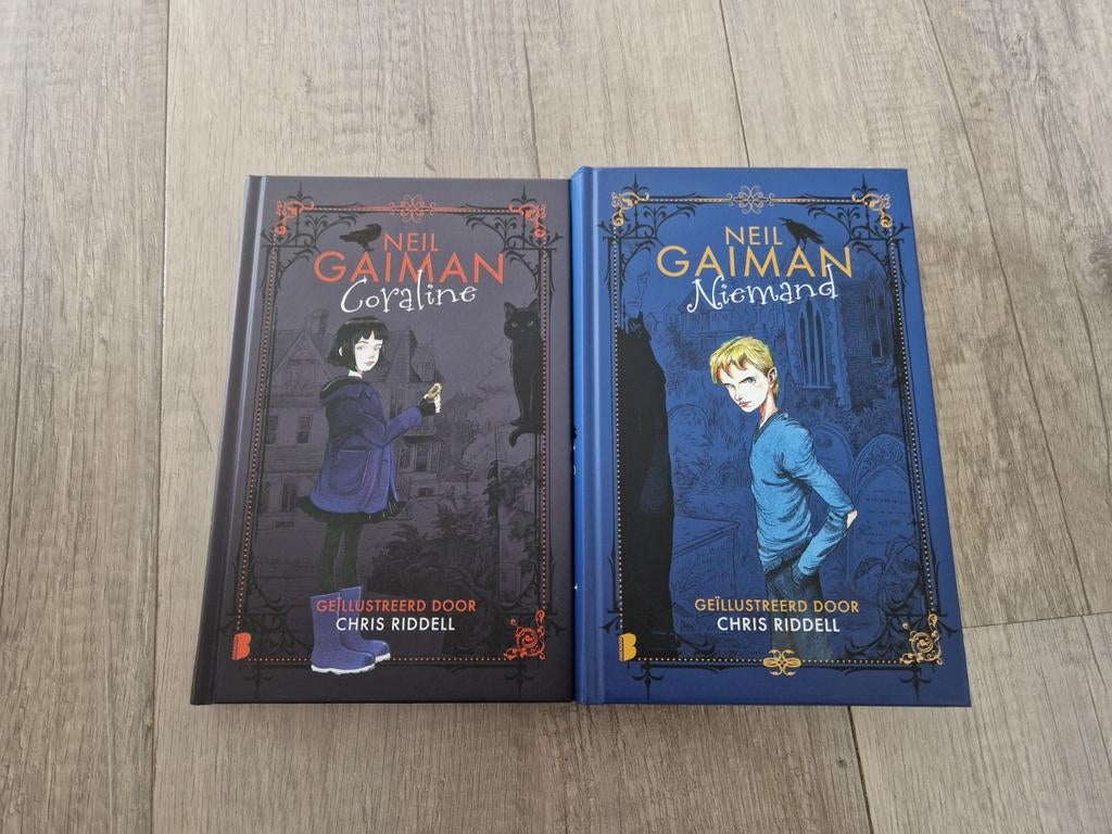 Boeken neil gaiman coraline niemand chris riddel special, Ophalen of Verzenden, Zo goed als nieuw