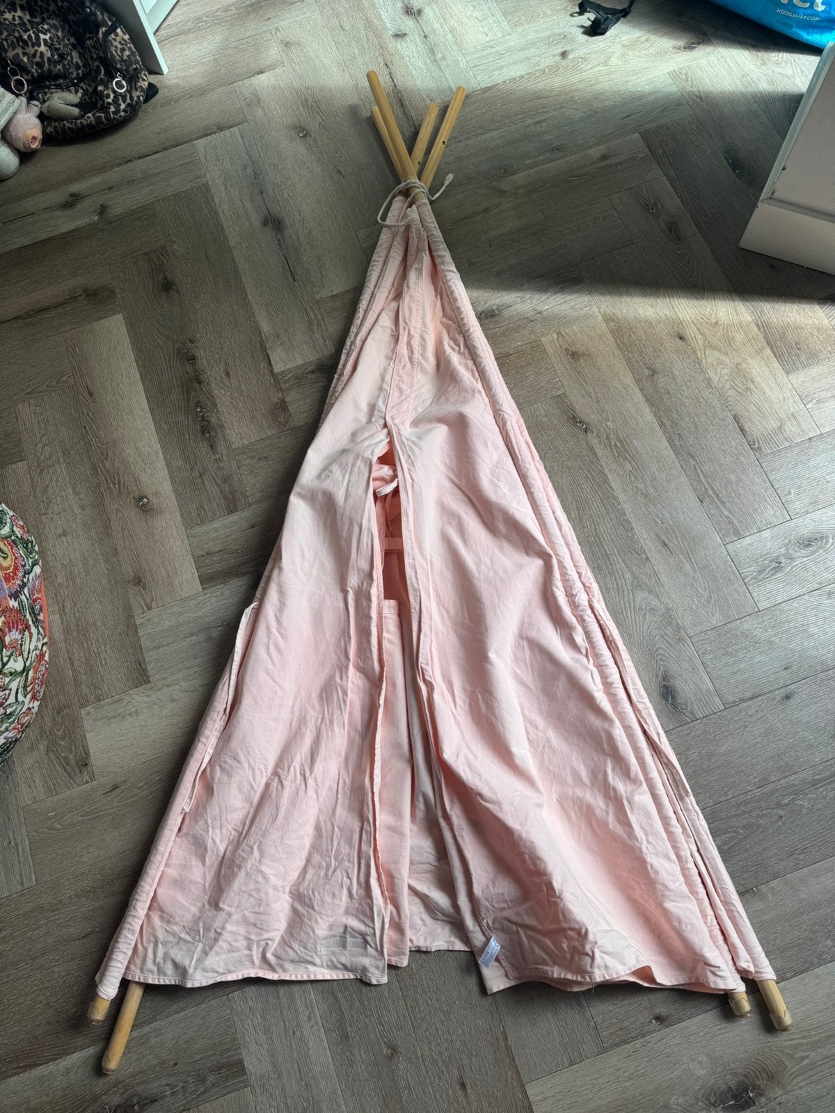 Tipi speeltent little dutch roze, Ophalen, Gebruikt