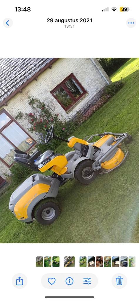 Stiga park pro 23 4x4, Tuin en Terras, Ophalen, Gebruikt, Mulchfunctie, 120 cm of meer