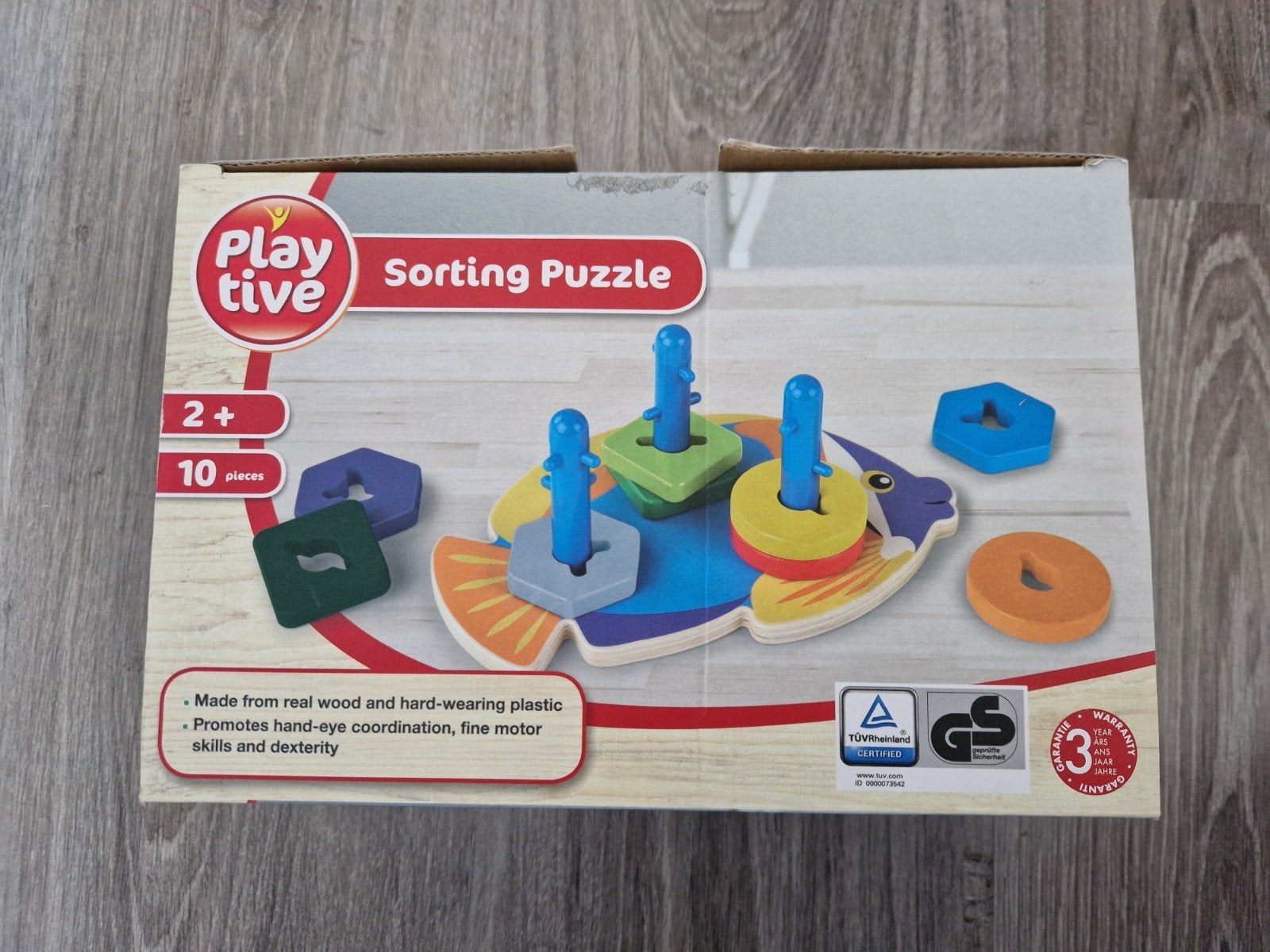 Playtive Sorteerpuzzel Vis - Houten Speelgoed, Ophalen, Zo goed als nieuw, Overige typen