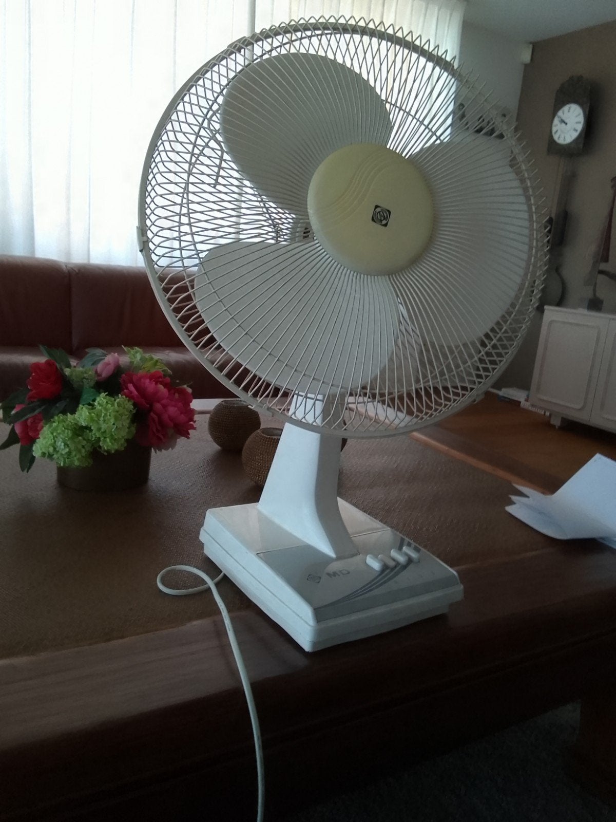 tafel ventilator .ik heb er twee, Ophalen, Minder dan 60 m³, 2 snelheden, Zo goed als nieuw