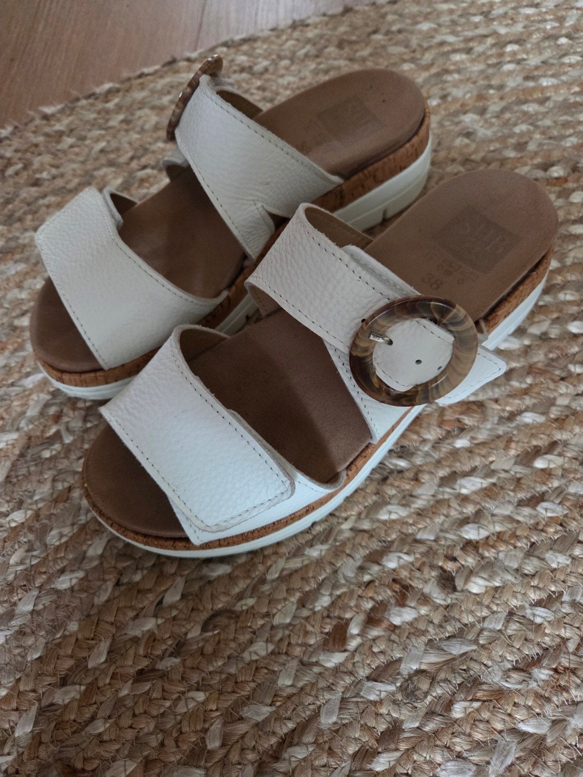 sandalen subb 55 maat 38, Wit, Zo goed als nieuw, Subb 55, Sandalen of Muiltjes