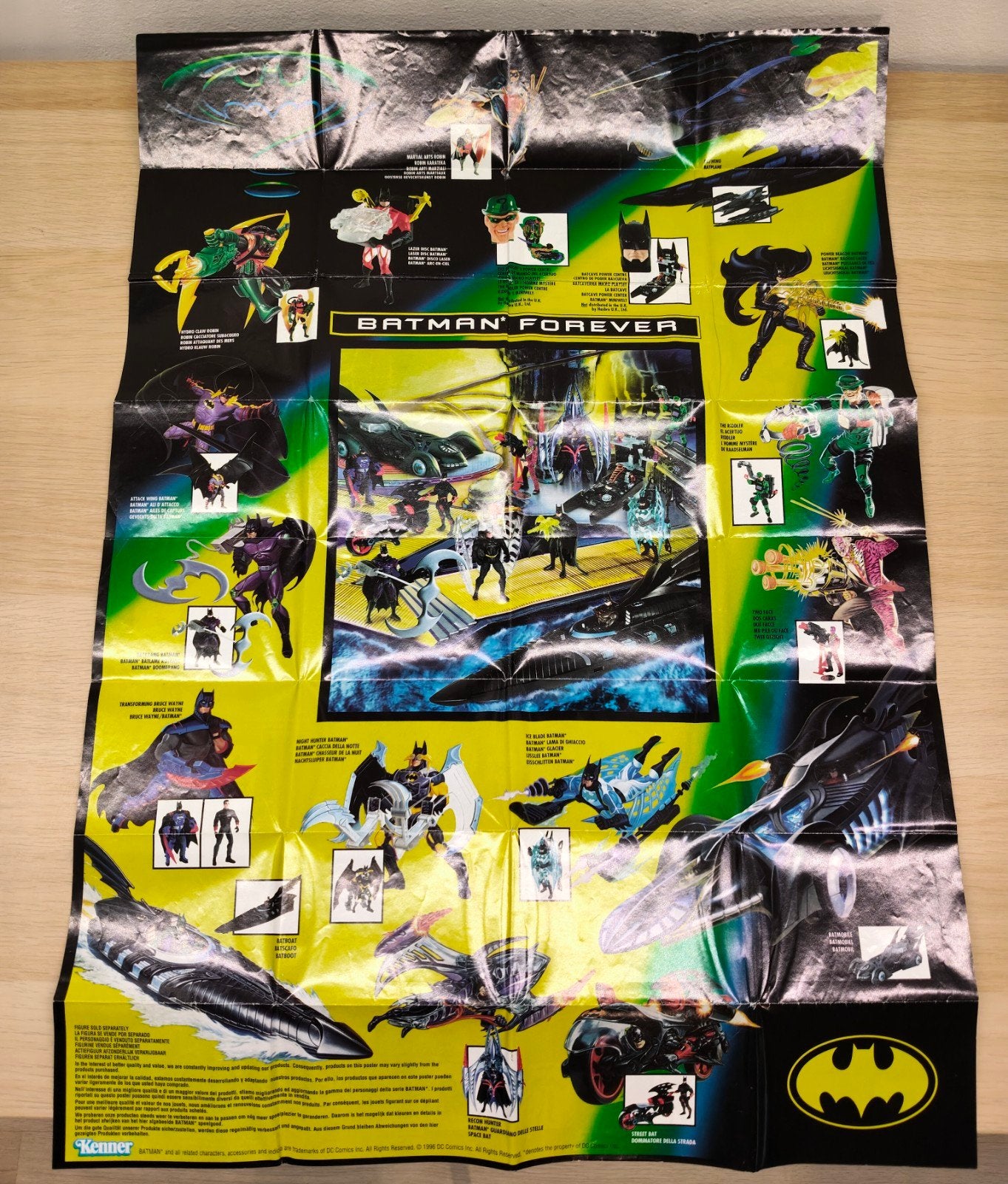 Vintage Batman Forever & Legends of Batman poster, Ophalen of Verzenden, Zo goed als nieuw