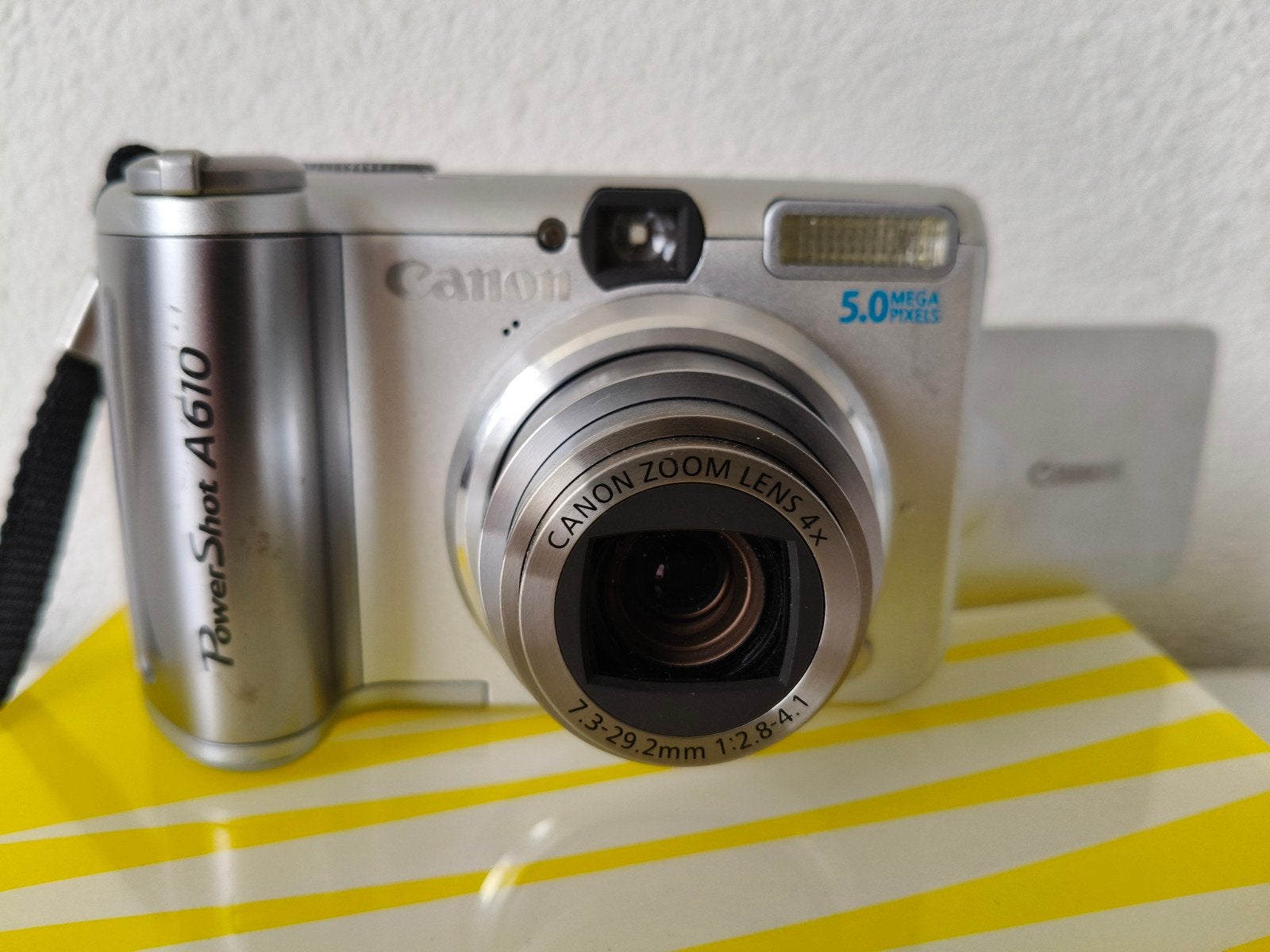 Canon PowerShot A610 Compactcamera - 5.0 Megapixels, 4x Zoom, Gebruikt, Canon, Ingebouwde flitser, Ophalen of Verzenden