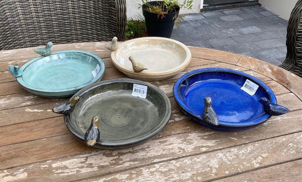 VOGELBAD ROND DIVERSE KLEUREN GROOT Nieuws, -, -, Nieuw, Ophalen of Verzenden