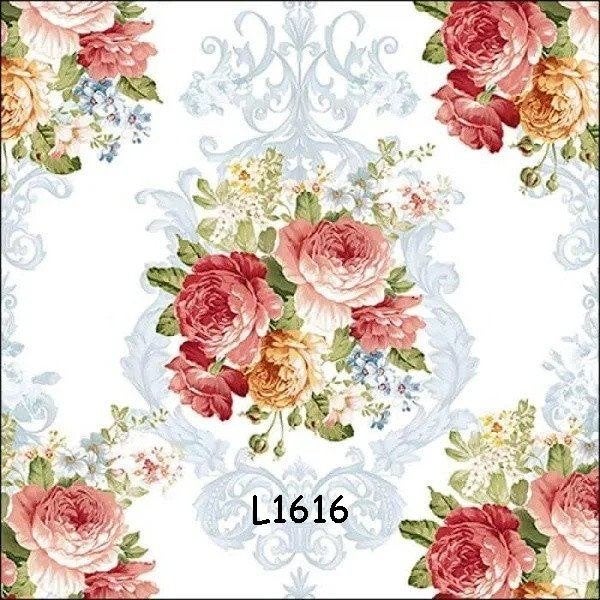 Servetten decoupage/bullet journal - vintage rozen L1616, Verzenden, Nieuw