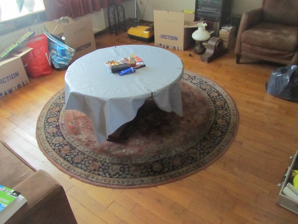 Salontafel donker eiken, Ophalen, Gebruikt, 50 tot 100 cm, 50 tot 100 cm