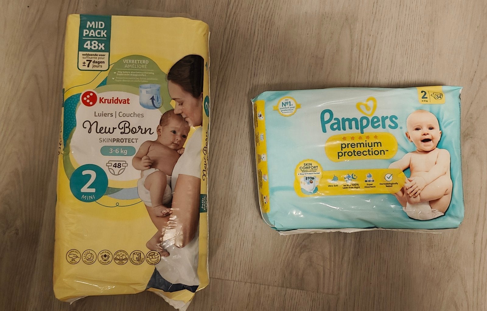 Luiers maat 2; pampers/kruidvat, Ophalen of Verzenden, Nieuw, Overige typen