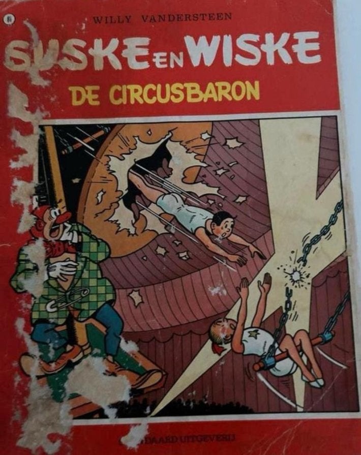 Suske en Wiske 81: De Circusbaron - Willy Vandersteen, Boeken, Eén stripboek, Ophalen of Verzenden, Gelezen