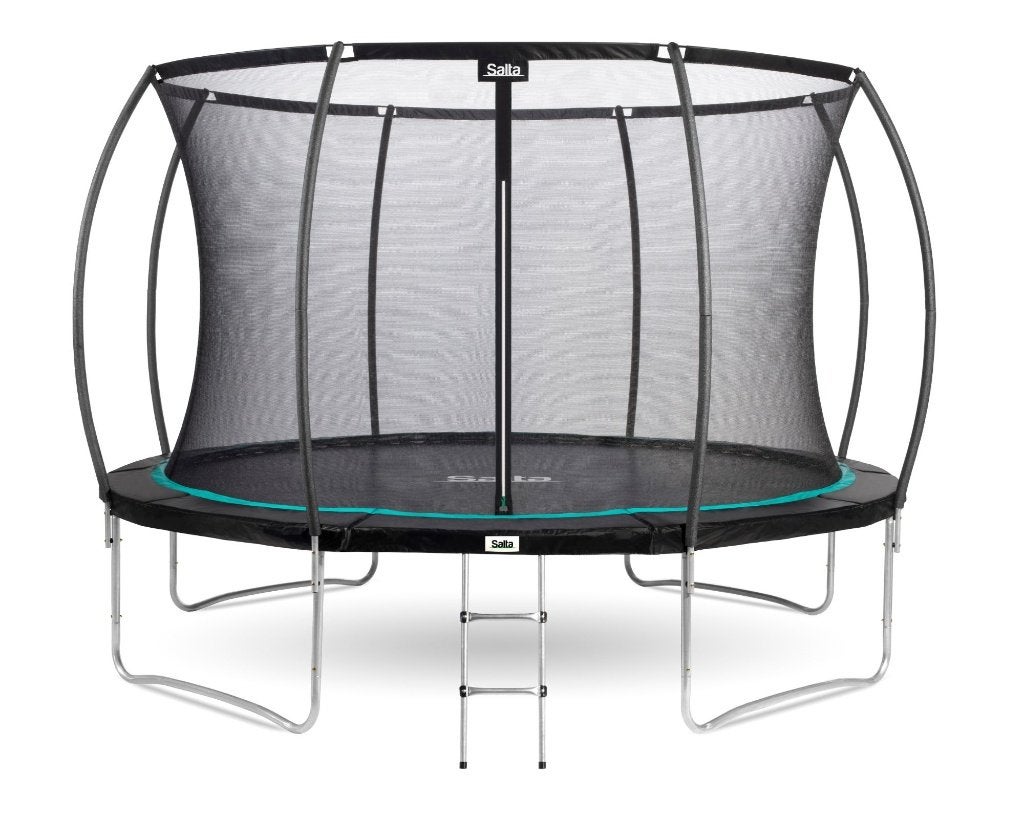 Trampoline Salta  - Cosmos zwart inclusief ladder 5262A, Ophalen, Zo goed als nieuw