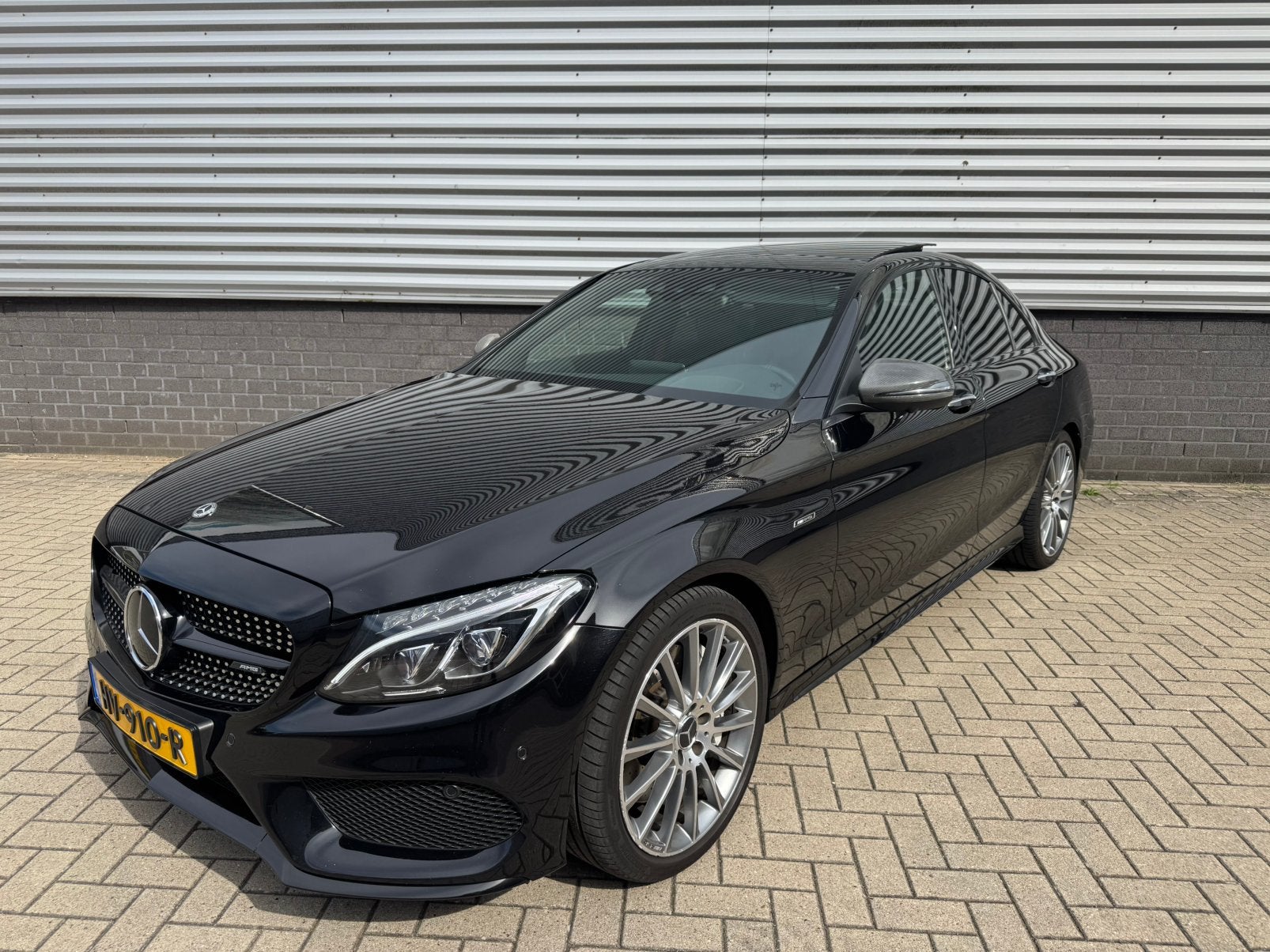 Mercedes-Benz C-Klasse C450/C43 BOMVOLL/DEALERONDERHOUDEN/, Auto's, Mercedes-Benz, Zwart, 367 pk, Vierwielaandrijving, Particulier