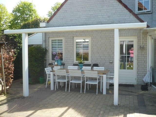 Aluminium terrasoverkapping, veranda, Ophalen, Gebruikt