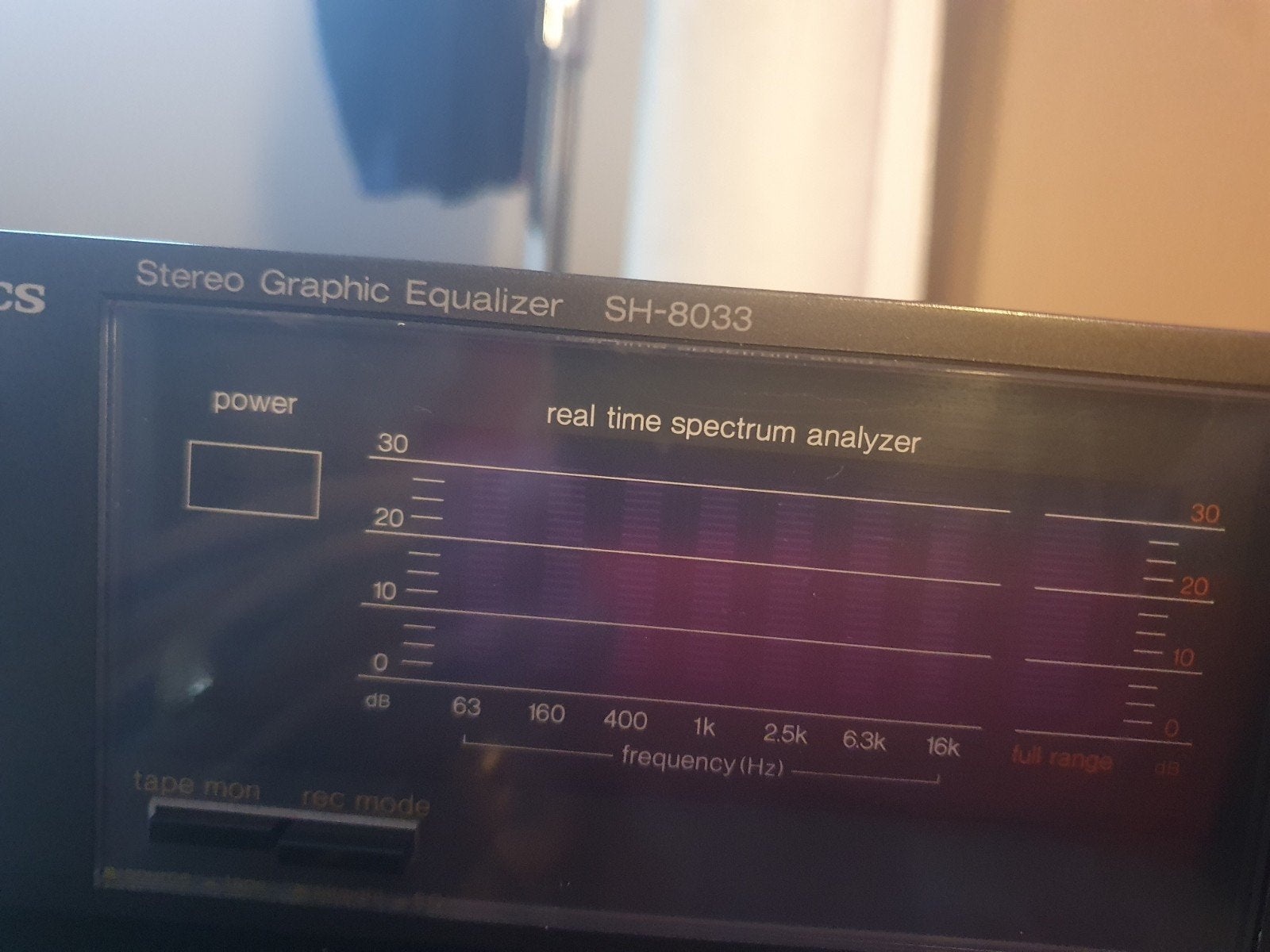 Technics SH-8033 Stereo Grafische Equalizer, Gebruikt, Ophalen, Overige merken, Minder dan 60 watt