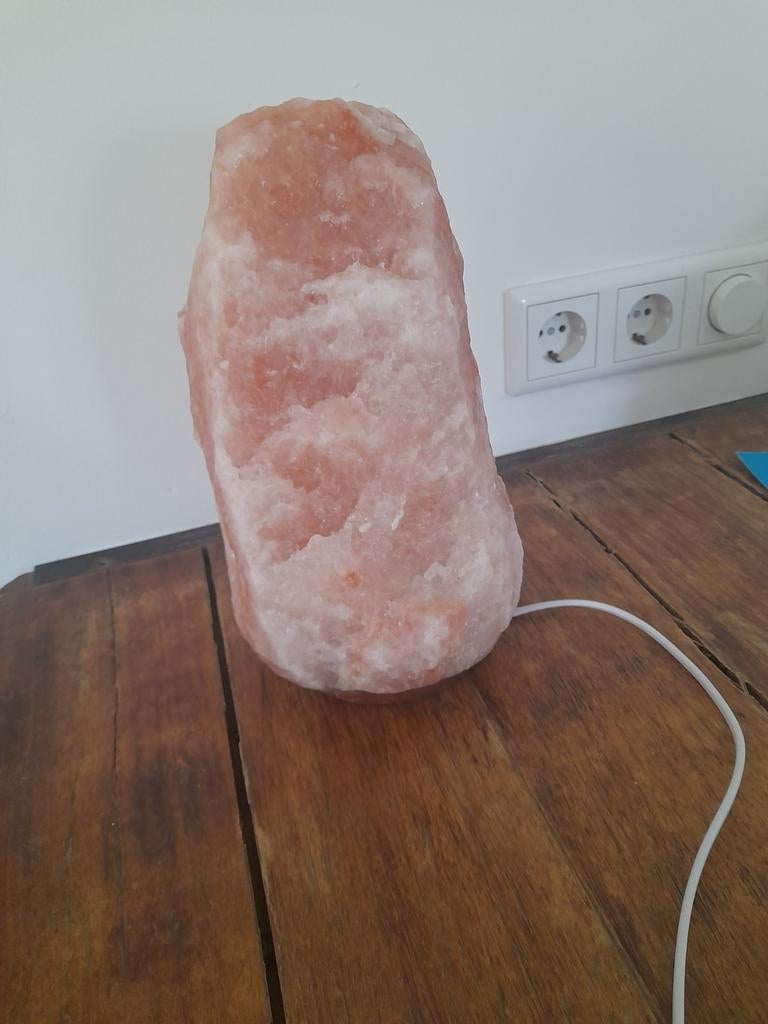 Himalaya zoutlamp, Huis en Inrichting, Lampen | Tafellampen, Ophalen of Verzenden, Zo goed als nieuw, Minder dan 50 cm