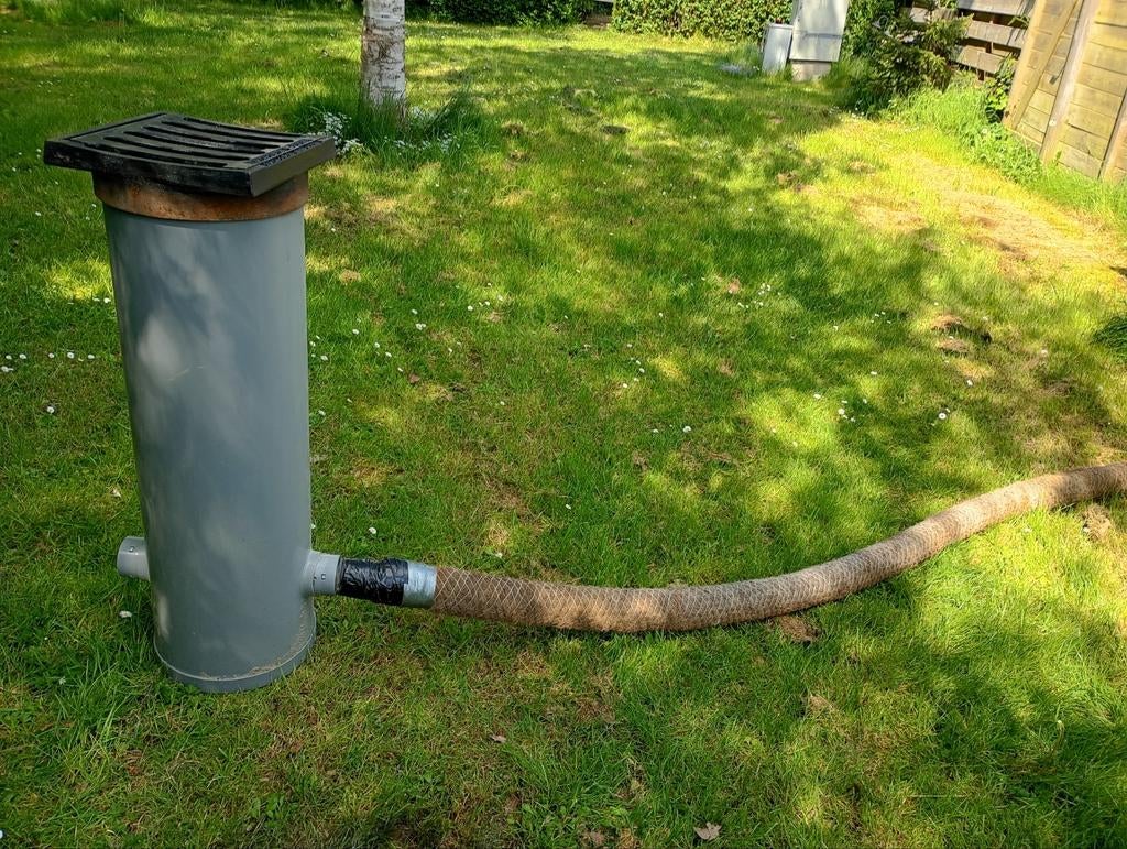 Drainageput straatkolk straatput met afvoerbuis, Doe-het-zelf en Verbouw, Buizen en Afvoer, Ophalen, Gebruikt, 2 tot 4 meter, 80 mm of meer