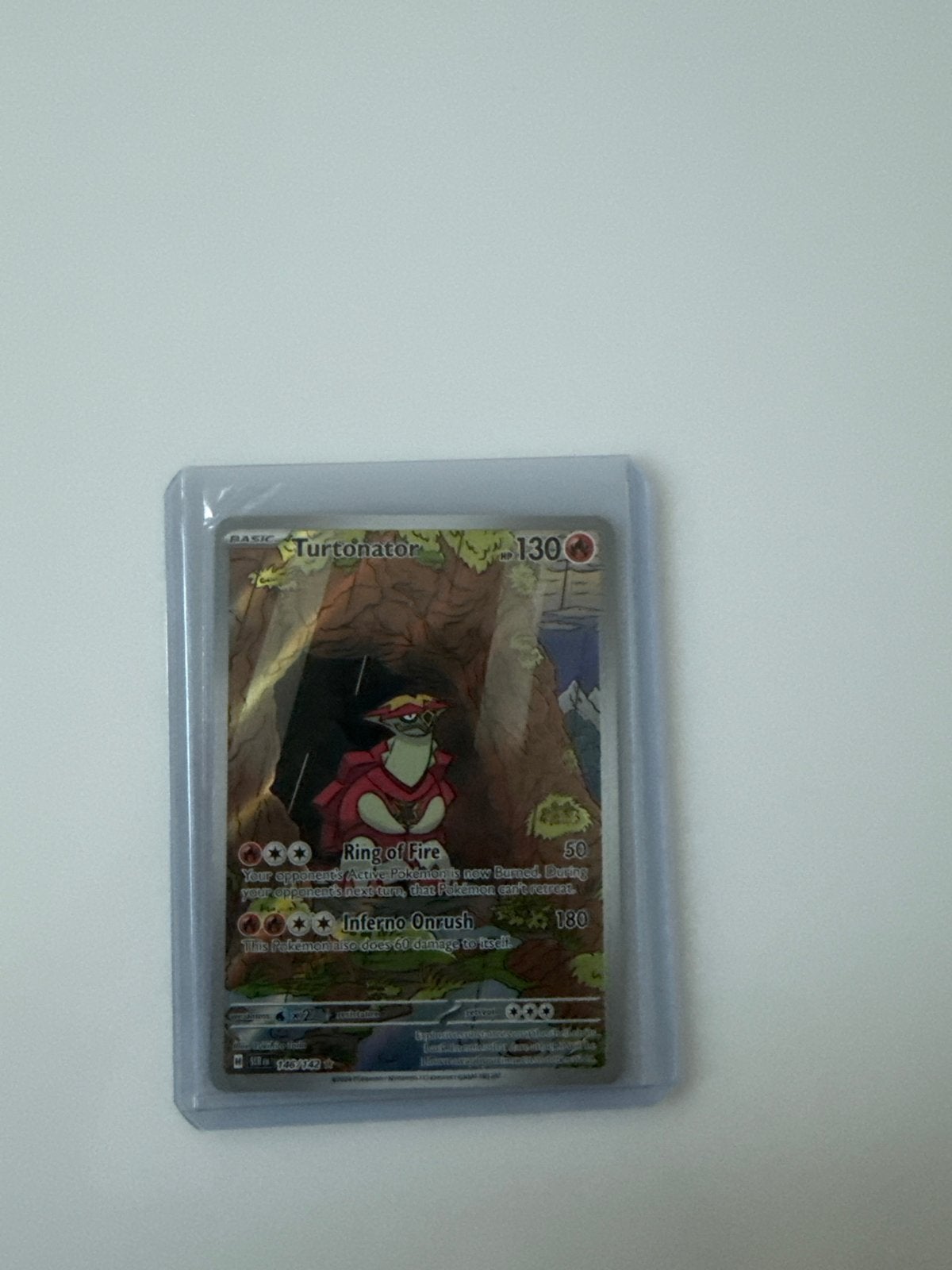 Turtonator GX Full Art Pokémon Kaart, Ophalen of Verzenden, Zo goed als nieuw, Losse kaart