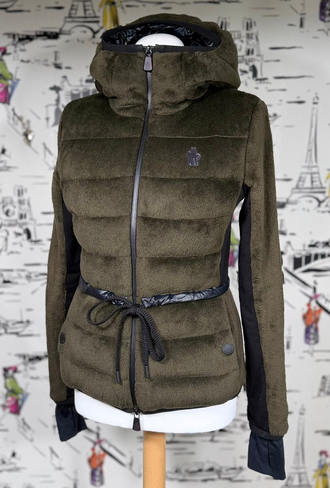 Moncler Grenoble dames ski-jas dons jack maat M
