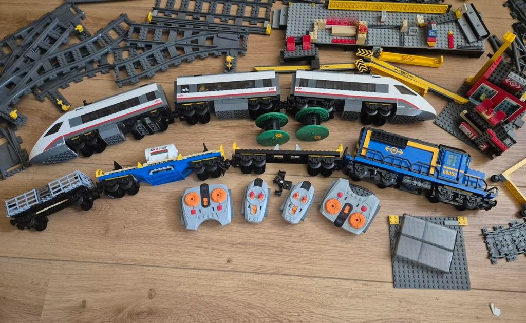Treinen, technisch lego en city lego, Ophalen