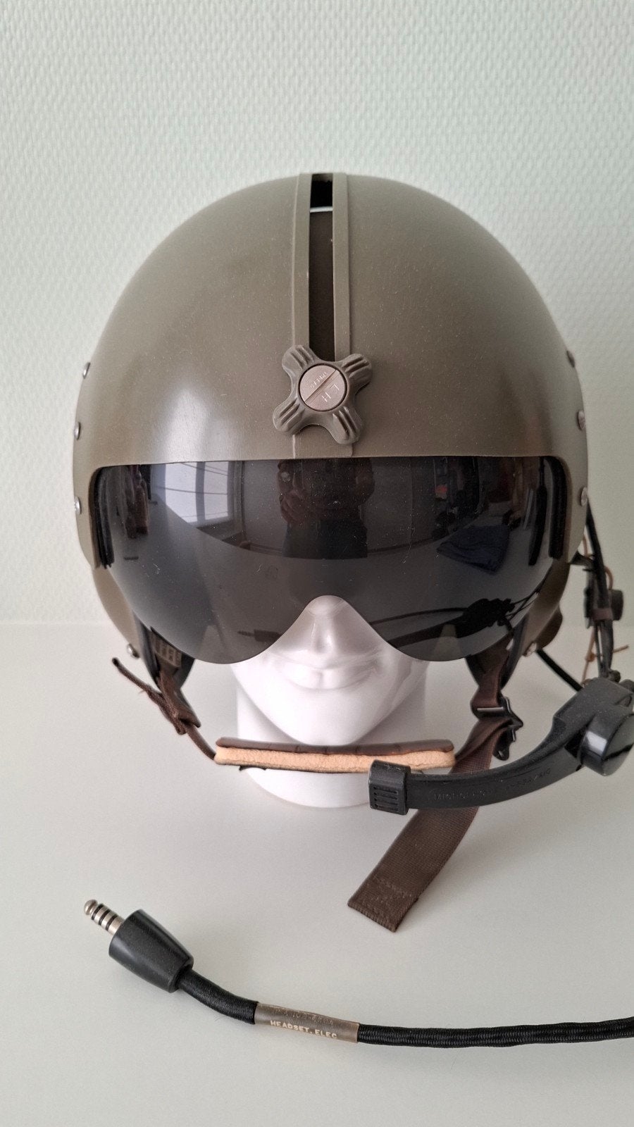 huye piloten helm Vietnam, Verzamelen, Ophalen of Verzenden, Luchtmacht, Amerika, Helm of Baret