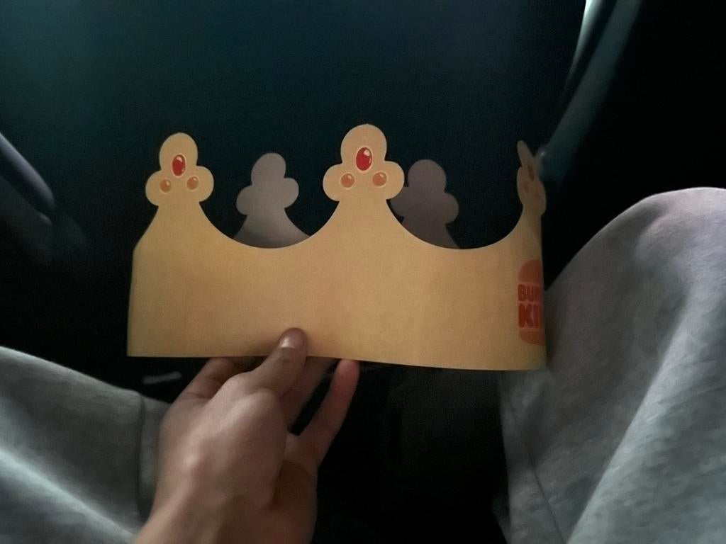 burger king muts van bart (in de foto), Eén persoon