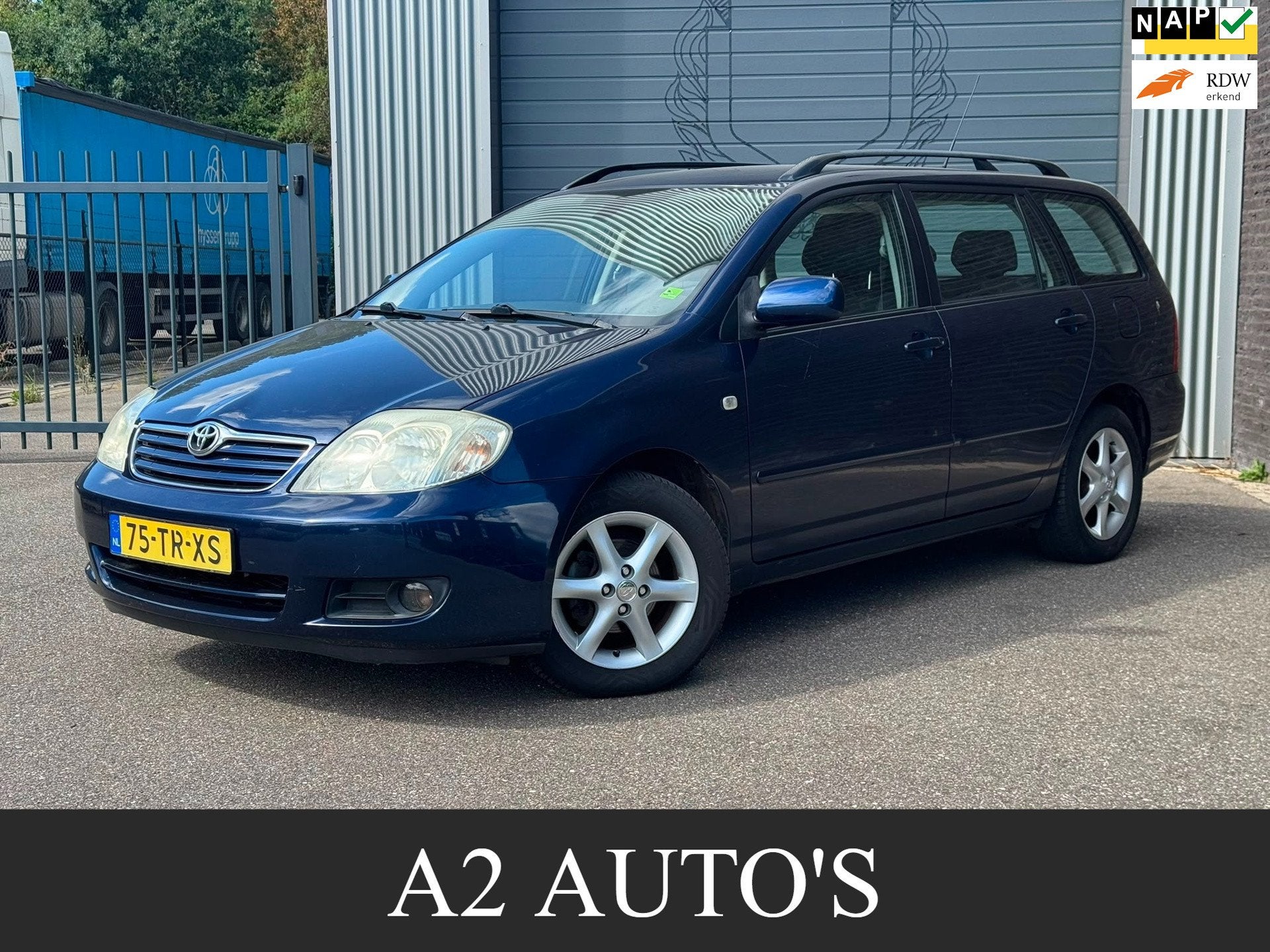 Toyota Corolla Wagon 1.6 VVT-i Linea Sol Nap|Ecc, Voorwielaandrijving, Gebruikt, 4 cilinders, Blauw