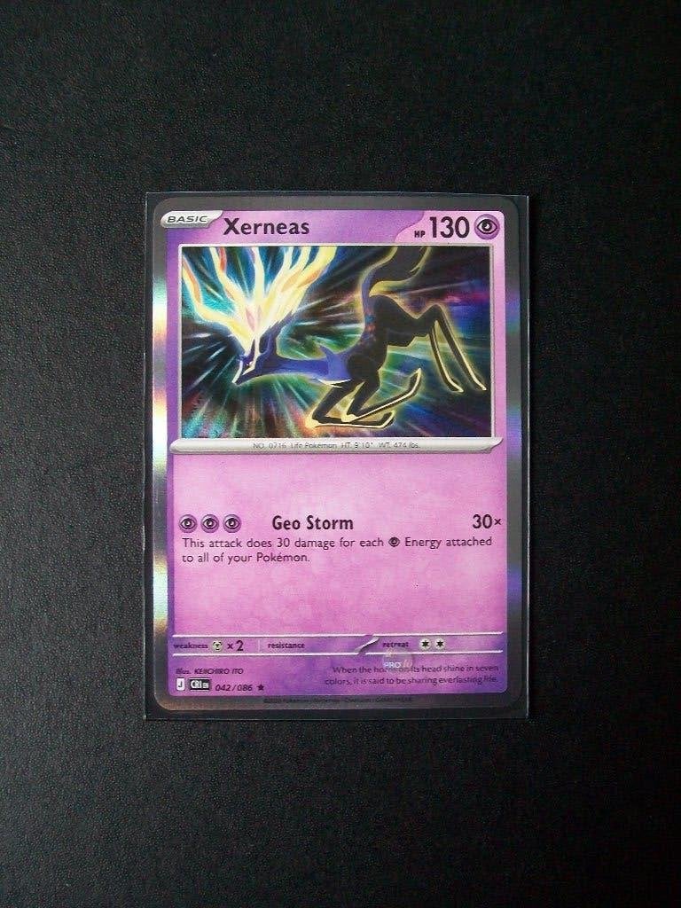 2768: Nieuwe Pokemon Kaart holo rare XERNEAS HP130 (042/086), Verzenden, Nieuw, Losse kaart, Foil