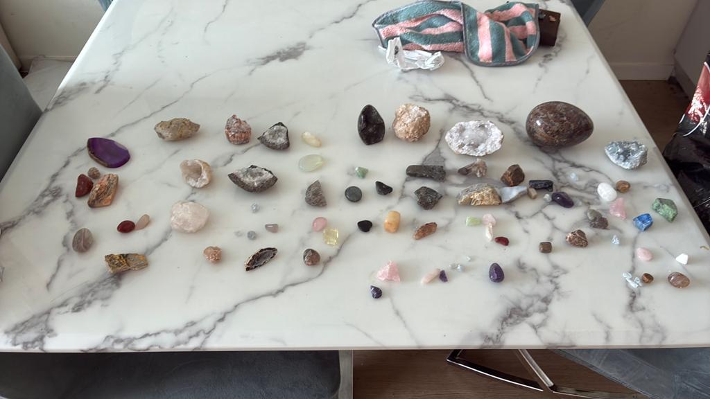 Rond de 50+ edelstenen (alleen ophalen, Verzamelen, Ophalen of Verzenden