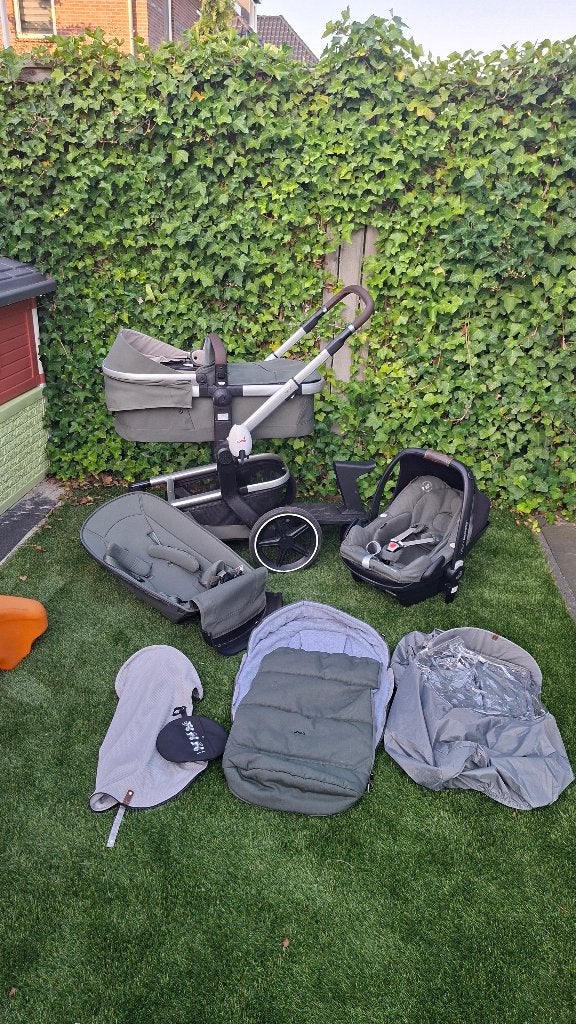 Complete wandelwagen Joolz Day Plus met toebehoren, Gebruikt, Verstelbare duwstang, Ophalen, Kinderwagen