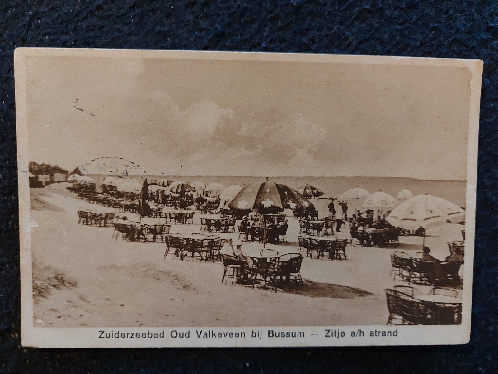 Oude ansichtkaart Zuiderzeebad Oud Valkeveen bij Bussum, Ophalen of Verzenden, 1920 tot 1940, Noord-Holland