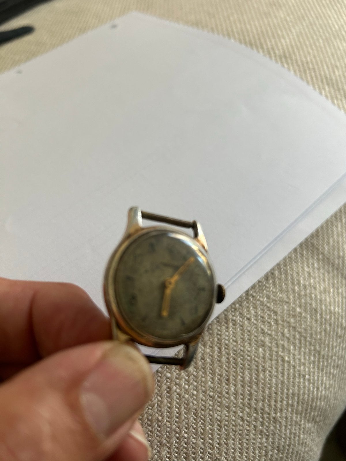 Vintage Polshorloge PDBEDA - Jaren '30-'60, Overige merken, Overige materialen, Met bandje, Polshorloge