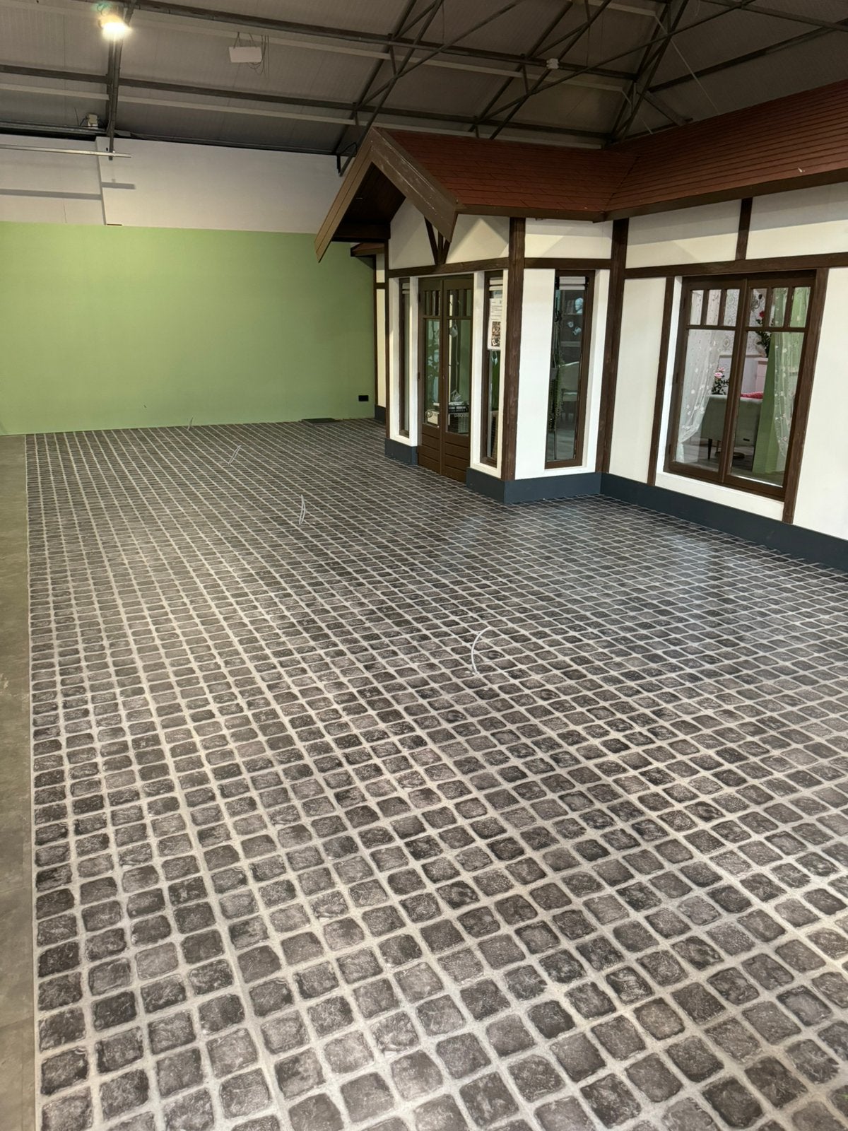 Nieuw! Expona Cobblestone design PVC vloer - ca. 15 m2, Ophalen, Kunststof, 50 tot 150 cm, Overige typen