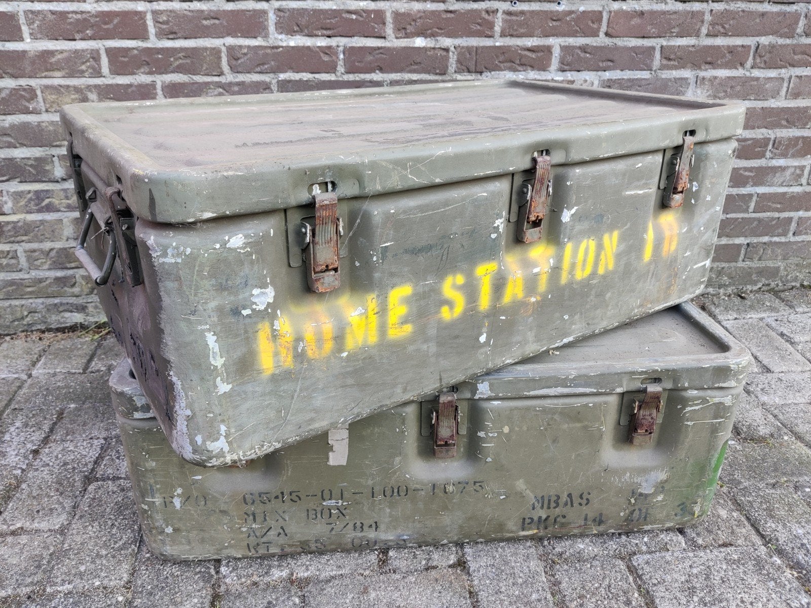 Aluminium US Army MASH Kist XL, Verzamelen, Ophalen of Verzenden, Landmacht, Amerika, Kist of Geocache