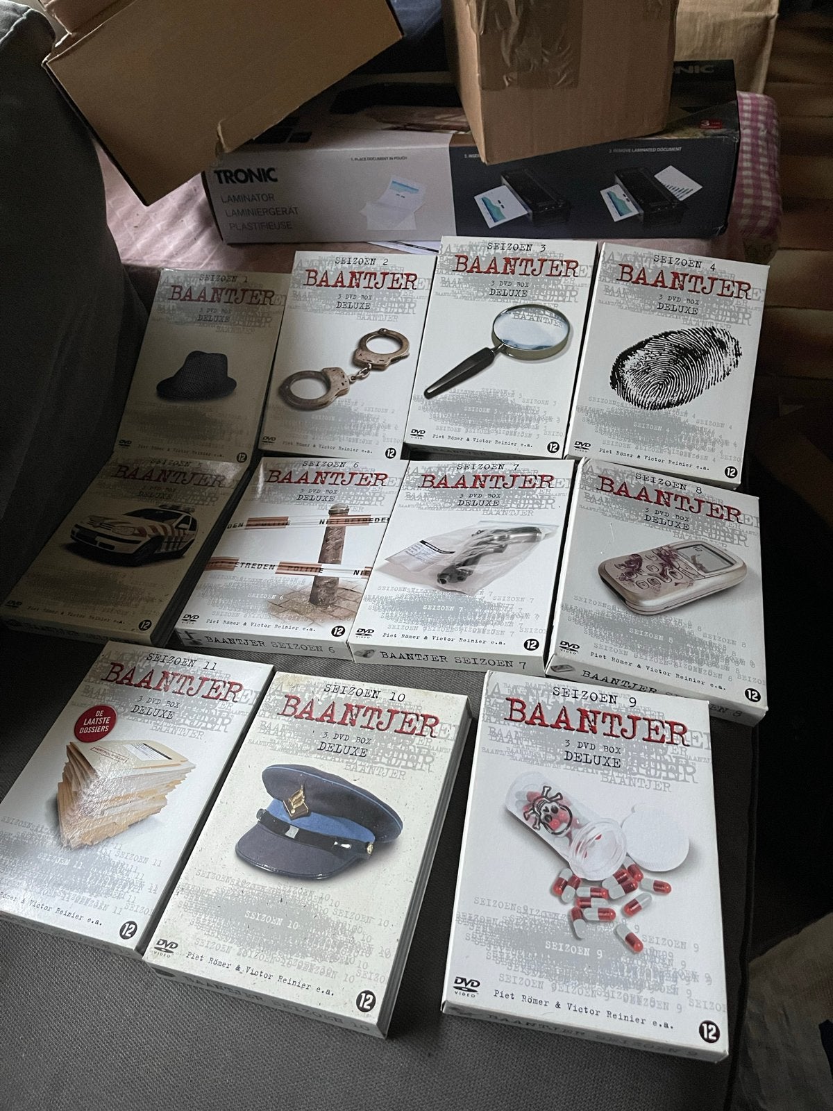Baantjer DVD Boxen - Seizoenen 1 t/m 11 Complete Serie), Seizoen 1, Misdaad, Nederlands, Zo goed als nieuw