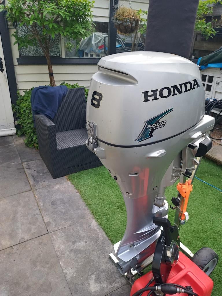 Honda 8 PK Four Stroke Buitenboordmotor, Watersport en Boten, Ophalen