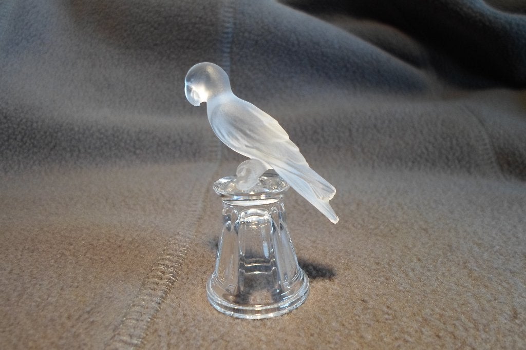 Swarovski Parrot On Thimble Kristal, Antiek en Kunst, Antiek | Glas en Kristal, Ophalen of Verzenden
