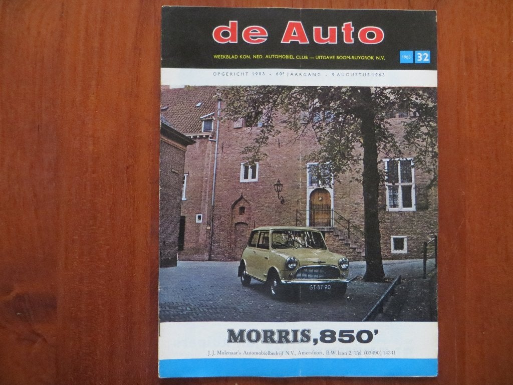 De Auto nr. 32 1963 Volkswagen 1500 S, VW 1200, Oostblok, Ophalen of Verzenden, Volkswagen
