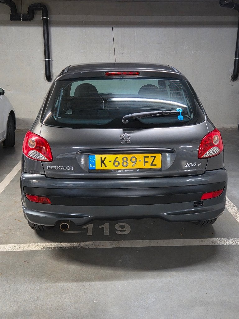 Peugeot 2011 Grijs, 206+, Stof, Handgeschakeld, Particulier