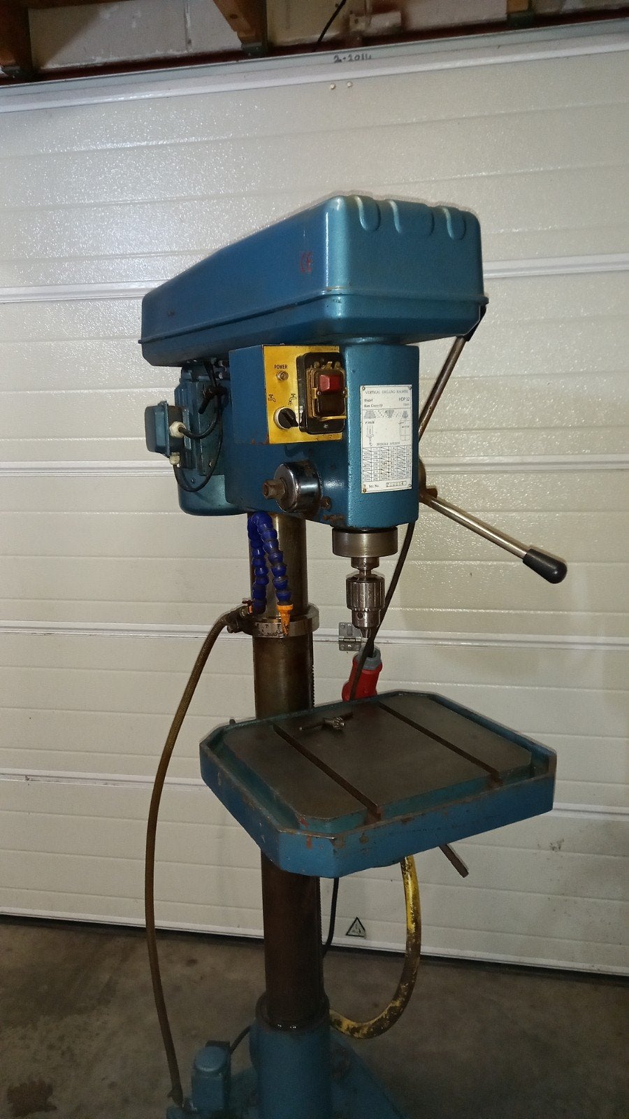 Kolomboormachine HBM 32 mm professionele, Doe-het-zelf en Verbouw, Gereedschap | Boormachines, Ophalen, Variabele snelheid, Kolomboormachine
