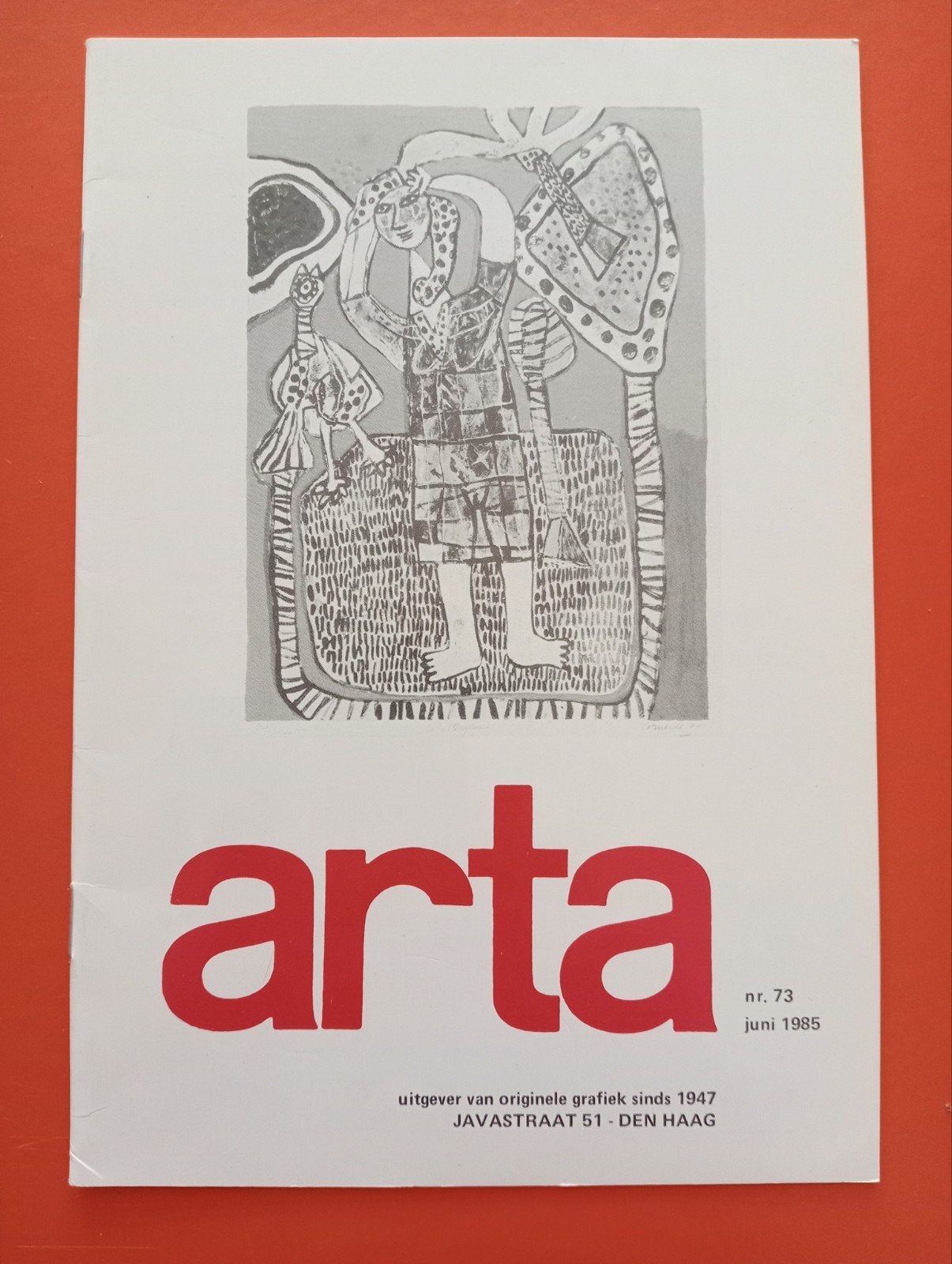 Arta nr. 73 - Juni 1985 - Grafiek en Kunsttijdschrift, Ophalen of Verzenden, Gelezen, Muziek, Film of Tv