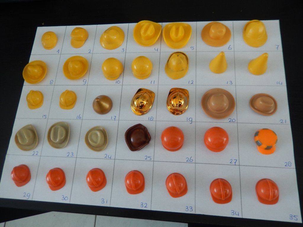 Playmobil hoedjes, Ophalen of Verzenden, Gebruikt