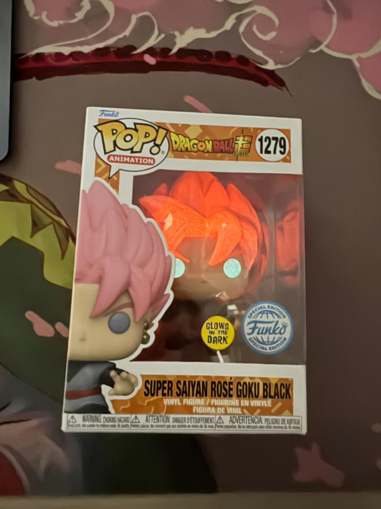 Dragon Ball funko pop Super Saiyan Rose Goku Black 1279 Glow, Funko Europe, Nieuw, Ophalen of Verzenden, 4th floor, 1 Queen Caroline St, London W6 9YN, Verenigd Koninkrijk