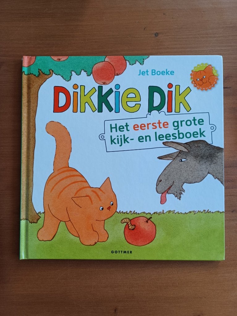 Dikkie Dik - het eerst grote kijk- en leesboek, Ophalen of Verzenden, Gelezen, Jet Boeke, Prentenboek