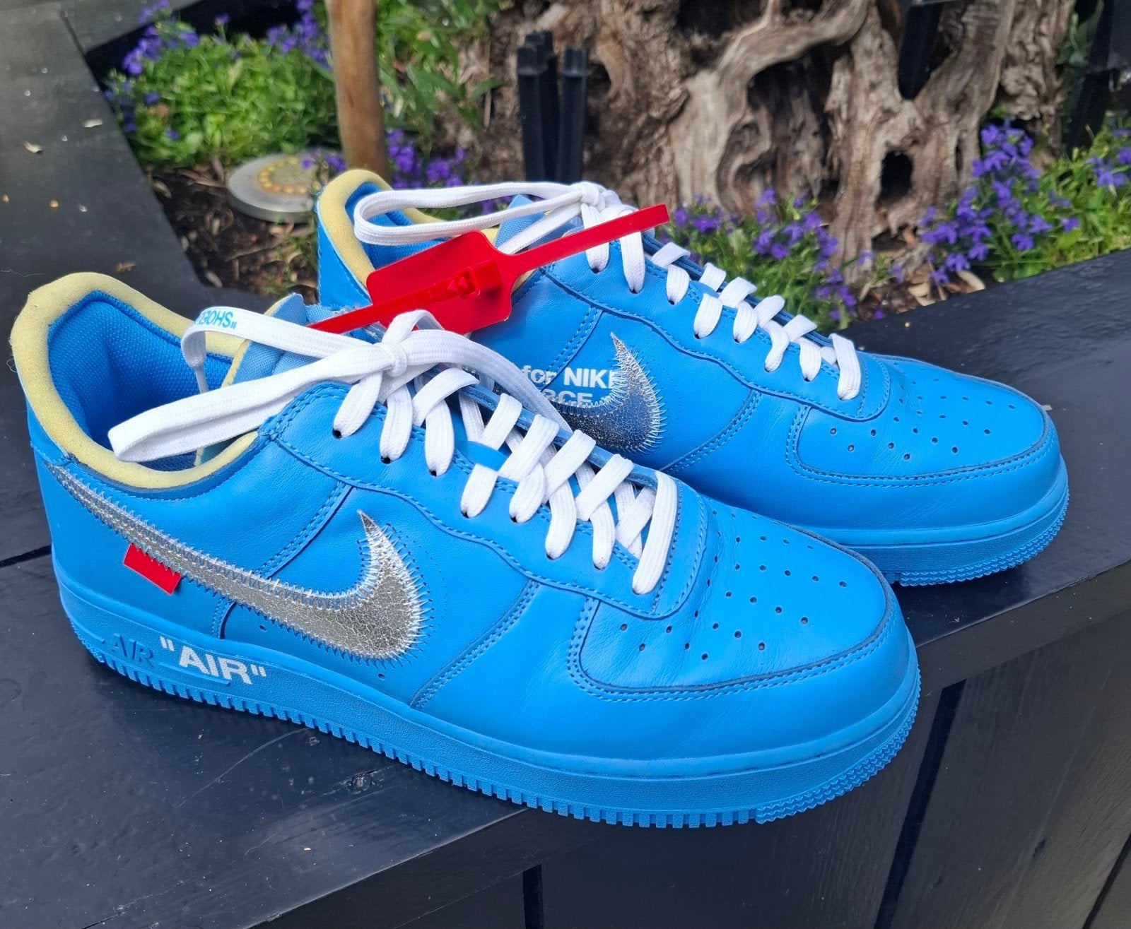 Mooie blauwe herensneakers, Nike Off-White, Blauw, Ophalen of Verzenden, Sneakers of Gympen