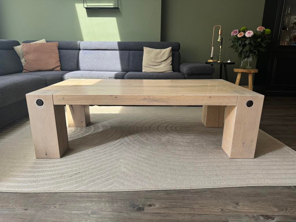 Salontafel eiken, Ophalen