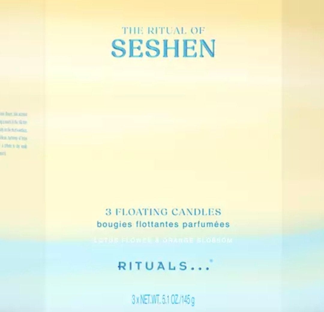 Rituals The Ritual of Seshen drijfkaarsen, Overige materialen, Blauw, Nieuw, Ophalen of Verzenden