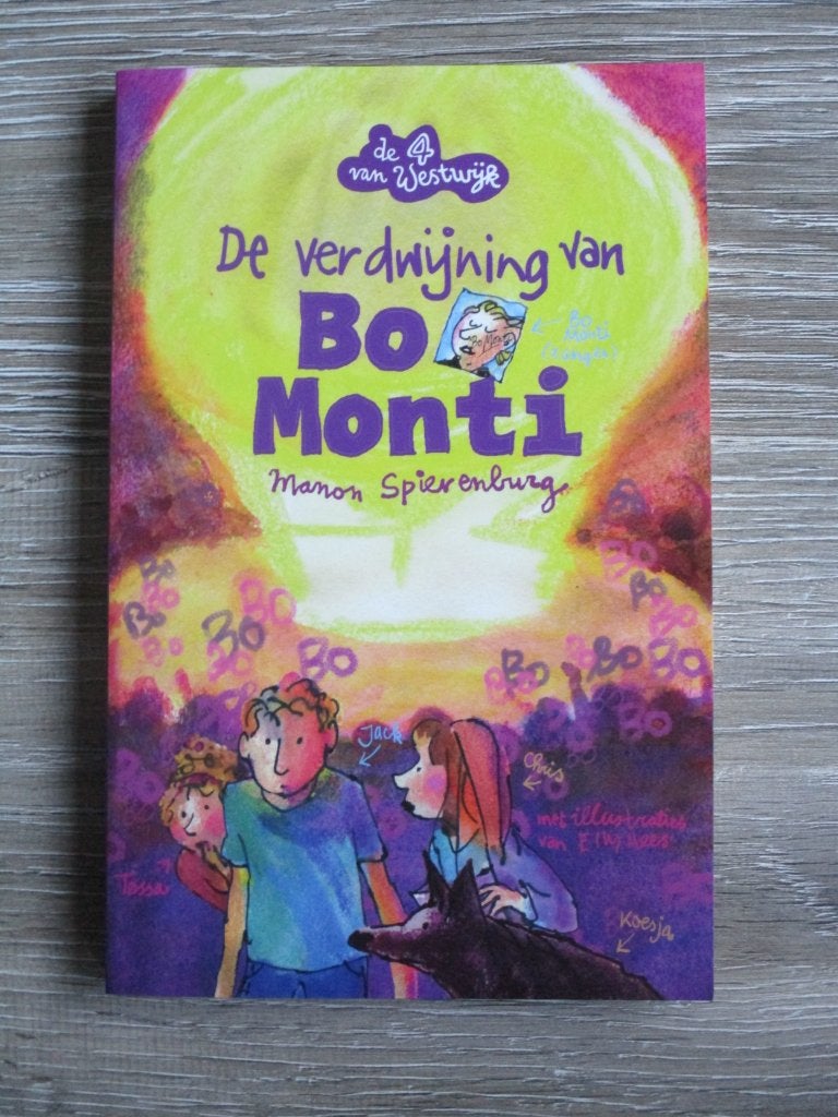 De 4 van westwijk - De verdwijning vam Bo Monti - Manon Sp, Ophalen of Verzenden, Gelezen, Fictie algemeen