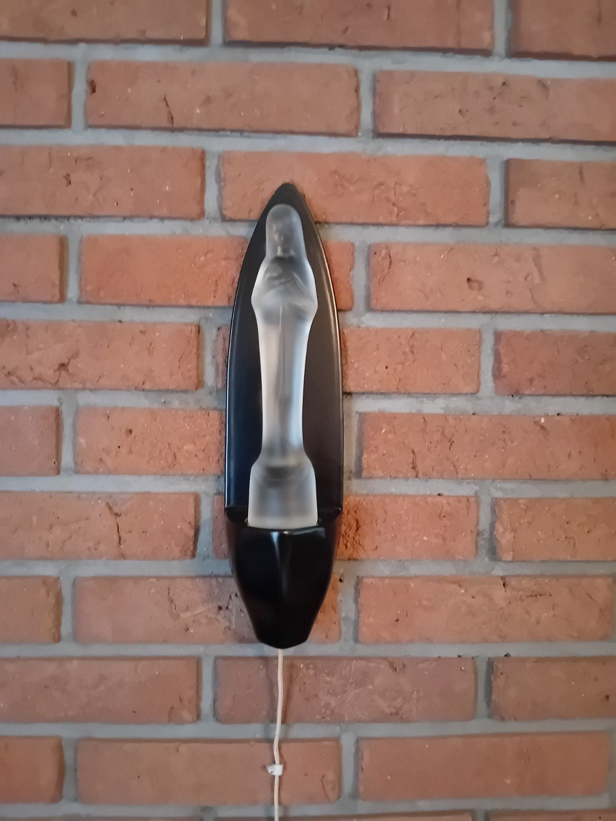 UITERWAAL  MADONNA MET PLATEEL  CONSOLE  LEERDAM GLAS, Ophalen of Verzenden