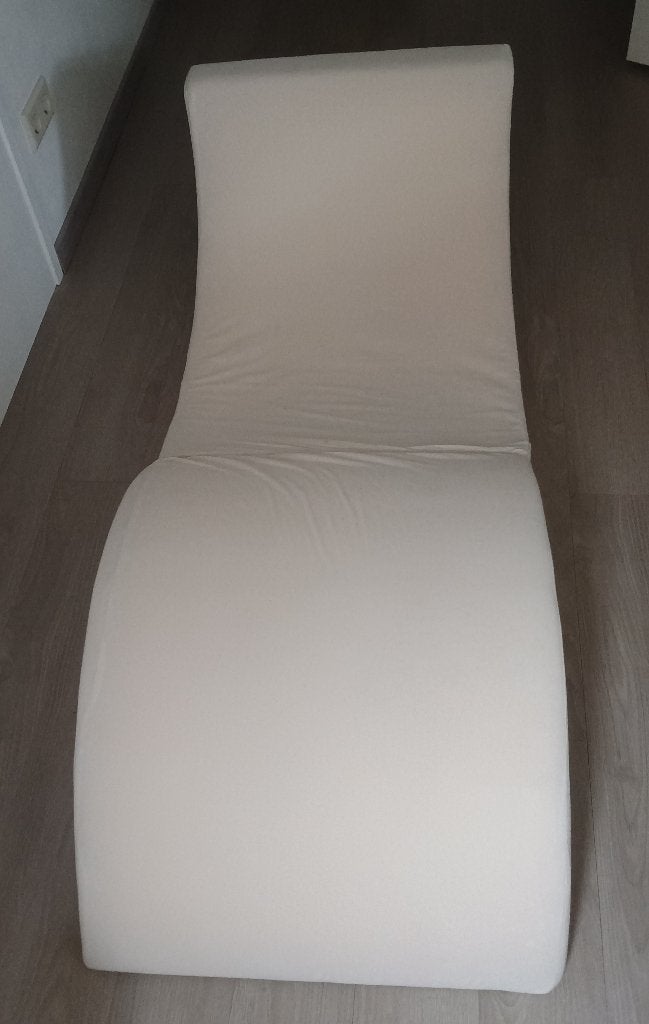 opvouwbare ligstoel van schuimrubber met  afritsbare hoes, Ophalen, Gebruikt, Eenpersoons, Minder dan 75 cm