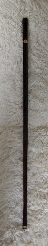 antieke wandelstok met gouden ornament, Antiek en Kunst, Ophalen, Rechthoekig, Minder dan 100 cm