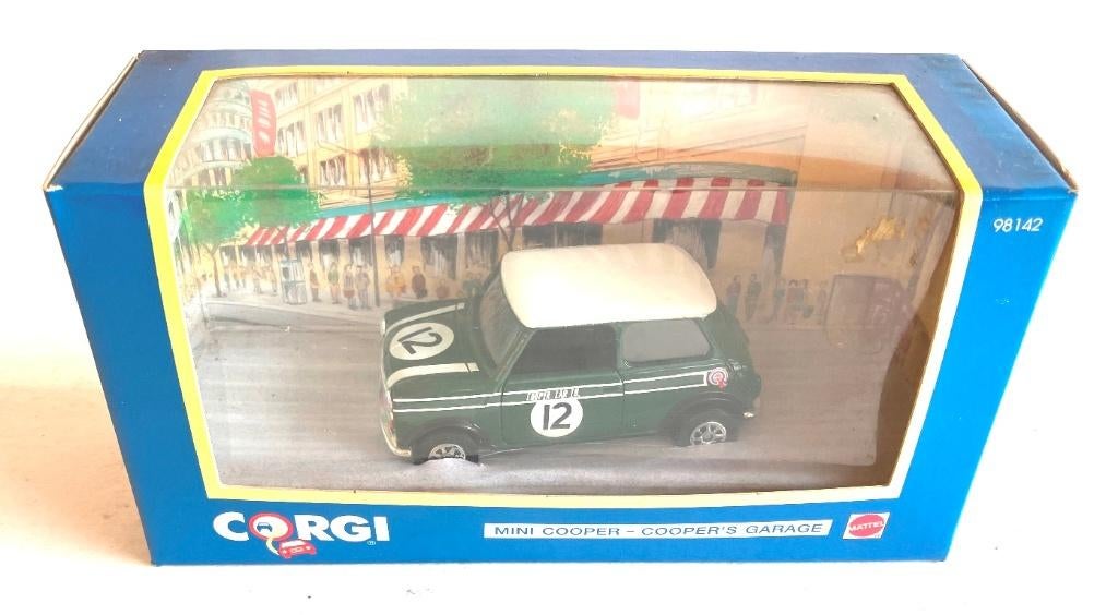 Mini Cooper – Cooper’s garage CORGI  # 98142., Ophalen of Verzenden, Zo goed als nieuw, Auto